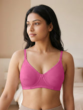 Load image into Gallery viewer, Sonari Lightly Padded Wirefree T-Shirt Bra for Women | Medium Coverage Convertible Straps - 0015