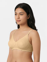 Load image into Gallery viewer, Sonari Lightly Padded Wirefree T-Shirt Bra for Women | Medium Coverage Convertible Straps - 0015