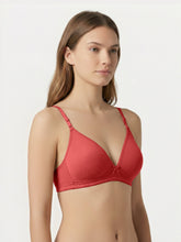 Load image into Gallery viewer, Sonari Lightly Padded Wirefree Medium Coverage Plunge Bra with Detachable Straps – 001