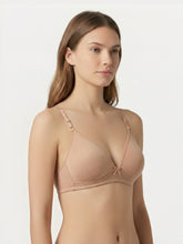 Load image into Gallery viewer, Sonari Lightly Padded Wirefree Medium Coverage Plunge Bra with Detachable Straps – 001