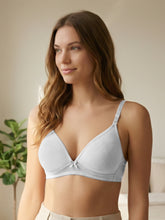 Load image into Gallery viewer, Sonari Lightly Padded Wirefree Medium Coverage Plunge Bra with Detachable Straps – 001