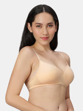 Load image into Gallery viewer, Sonari Lightly Padded Wirefree Medium Coverage Cotton-Polyester T-Shirt Bra with Detachable Straps – 0026