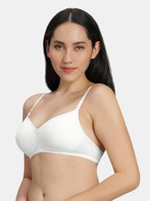Load image into Gallery viewer, Sonari Lightly Padded Wirefree Medium Coverage Cotton-Polyester T-Shirt Bra with Detachable Straps – 0026