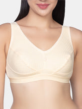 Load image into Gallery viewer, Sonari Cotton Non Padded Full Coverage Pull-On Yoga Bra with Broad Straps and Wide Band – 004