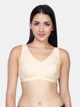 Load image into Gallery viewer, Sonari Cotton Non Padded Full Coverage Pull-On Yoga Bra with Broad Straps and Wide Band – 004