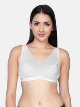 Load image into Gallery viewer, Sonari Cotton Non Padded Full Coverage Pull-On Yoga Bra with Broad Straps and Wide Band – 004