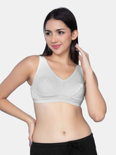 Load image into Gallery viewer, Sonari Cotton Non Padded Full Coverage Pull-On Yoga Bra with Broad Straps and Wide Band – 004