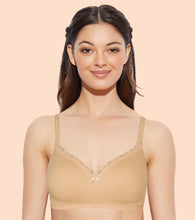 Load image into Gallery viewer, Enamor Smoothening Women's Cotton Everyday Balconette T-Shirt Bra - All Day Comfort, Full Support, Padded, Wirefree, Medium-Coverage - A017