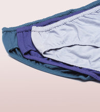 Load image into Gallery viewer, Enamor CH03 Chic Cotton, All Day Comfort, Mid Waist Hipster Panty for Women - Naturally Breathable, Antimicrobial with Stain release, Inner Elastic, Full Coverage - Pack of 3 (Multicolorsolid)