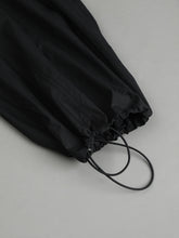 Load image into Gallery viewer, Go Colors Black Parachute Pants