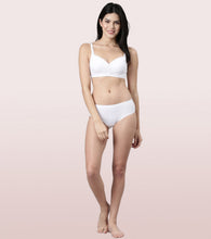 Load image into Gallery viewer, Enamor Smoothening Women's Cotton Everyday Balconette T-Shirt Bra - All Day Comfort, Full Support, Padded, Wirefree, Medium-Coverage - A017