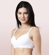 Load image into Gallery viewer, Enamor Smoothening Women's Cotton Everyday Balconette T-Shirt Bra - All Day Comfort, Full Support, Padded, Wirefree, Medium-Coverage - A017