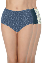 Load image into Gallery viewer, Amante 100% Cotton Full Brief Panty Pack (Pack of 3) - D028 - Multi