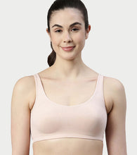Load image into Gallery viewer, Enamor Low Impact Women's Cotton Everyday Sports Bra - All Day Comfort, Non Padded, Wirefree, High Coverage - SB06 (Pearl)