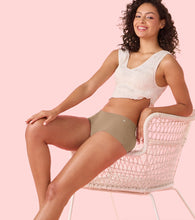 Load image into Gallery viewer, Enamor PS40 Innovations Invisi, All Day Comfort, Mid Waist Boyshorts Panty for Women - No Visible Panty Lines, Breathable, Sweat wicking, Free Cut, Full Coverage - Pack of 1 (Honey Beige)