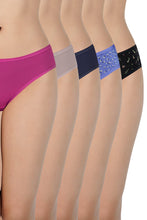 Load image into Gallery viewer, Amante Assorted Low Rise Bikini Panties (Pack of 5) 35302