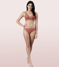 Load image into Gallery viewer, Enamor P125 Trendy Mid-Waist Hipster Panty(Cedar wood)