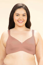 Load image into Gallery viewer, Amante Sophistique Ease Non-Padded Wired Minimizer Bra - Cafe Creme