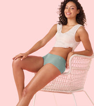Load image into Gallery viewer, Enamor PS40 Innovations Invisi, All Day Comfort, Mid Waist Boyshorts Panty for Women - No Visible Panty Lines, Breathable, Sweat wicking, Free Cut, Full Coverage - Pack of 1 (Jadeite)