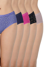 Load image into Gallery viewer, Amante Assorted Low Rise Hipster Panties (Pack of 5) 45301