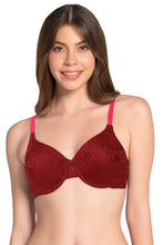 Load image into Gallery viewer, Amante Lace Dream Padded Wired Lace Bra - Neon Pink_Mar 82701