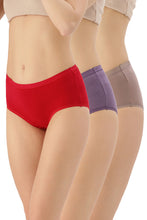 Load image into Gallery viewer, Amante Full Brief Solid Panty (Pack of 3) 53001