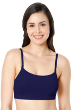 Load image into Gallery viewer, Amante Solid Non Padded Non-Wired Cami Bra - Medieval Blue 89901