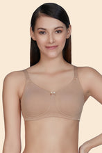 Load image into Gallery viewer, Amante Essential Comfort Non-Padded Non-Wired Bra - Sandalwood 75301
