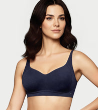 Load image into Gallery viewer, Enamor Innovations Bamboo Bliss, Everyday, Full Support, Women's T-Shirt Bra - Super Soft, Naturally Absorbent & Antimicrobial, Padded, Wirefree, High Coverage- A077 (Eclipse)