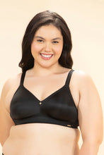 Load image into Gallery viewer, Amante Delight Comfort Non-Padded Non-Wired Minimizer Bra - Black 103901