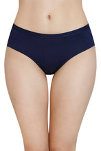 Load image into Gallery viewer, Amante Solid Mid Rise Modal Hipster Panty - Midnight 83201