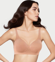 Load image into Gallery viewer, Enamor Innovations Bamboo Bliss, Plunge, Super Soft, Women's everyday T-Shirt Bra - Naturally Absorbent & Antimicrobial, Padded, Wirefree, High Coverage- IO05 (Honey Beige)
