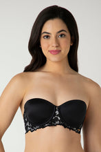 Load image into Gallery viewer, Amante Femme Lace Padded Wired Multiway Bra - Black 06301