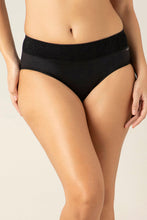 Load image into Gallery viewer, Amante Elegant Support Hipster Panty - Black 78001