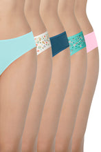Load image into Gallery viewer, Amante Assorted Low Rise Bikini (Pack of 5) - C519 35302