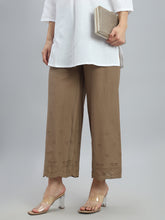 Load image into Gallery viewer, Go Colors Light Brown 100% Cotton Hakoba Wide Pant