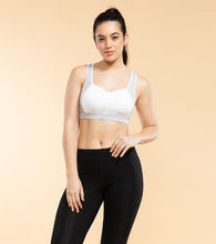 Load image into Gallery viewer, Enamor SB38 Medium Impact Cotton Sports Bra, Padded, Wire-Free, Full Coverage for Comfort