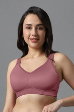 Load image into Gallery viewer, Amante Airy Padded Non-wired Support Bra - Mesa Rose 93801