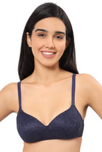 Load image into Gallery viewer, Amante Floral Romance Non Wired Lightly Padded Non-Wired Full Coverage Bra - Midnight 10306