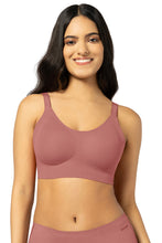 Load image into Gallery viewer, Amante Invisi Breathe Non-Padded Non-Wired Cotton Bra - Brick Dust 106701