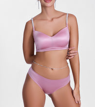 Load image into Gallery viewer, Enamor P184 Smooth Stretch Satin Bikini Panty for Women - Low Waist, Outer Elastic, Medium Coverage (Cosmetic Pink)