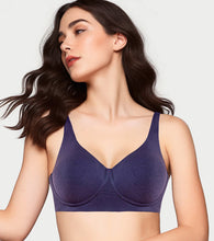 Load image into Gallery viewer, Enamor Innovations Bamboo Bliss, Plunge, Super Soft, Women's everyday T-Shirt Bra - Naturally Absorbent & Antimicrobial, Padded, Wirefree, High Coverage- IO05 (Eclipse)