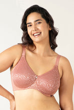 Load image into Gallery viewer, Amante Mystic Elegance Non-padded Wired Minimizer Bra - Ash Rose