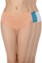 Load image into Gallery viewer, Amante Printed Low Rise Hipster (Pack of 3) - C515 43101