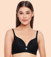Load image into Gallery viewer, Enamor Vanish Curve Neckline With Perfect Density Lift Cup Women's Everyday Fashion T-Shirt Bra - Padded, Wirefree, High-Coverage - F065