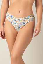 Load image into Gallery viewer, Amante Smooth Charm Bikini Panty - Blossoms De Blue Pr 10606