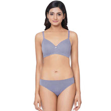 Load image into Gallery viewer, Wacoal Essentials Low Waist Medium Coverage Everyday Wear Bikini Panty - Blue IP57070IN