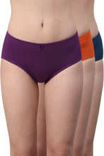Load image into Gallery viewer, Amante Inner Elastic Waistband Hipster (Pack of 3) 43005