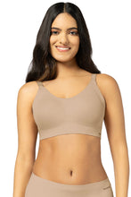 Load image into Gallery viewer, Amante Invisi Breathe Non-Padded Non-Wired Cotton Bra - Hazelnut 106701