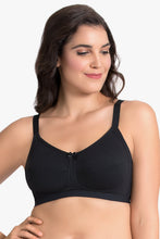Load image into Gallery viewer, Amante Ultimo Essential Cotton Non-Padded Non-Wired Bra (Pack of 2) - Sandalwood-Black